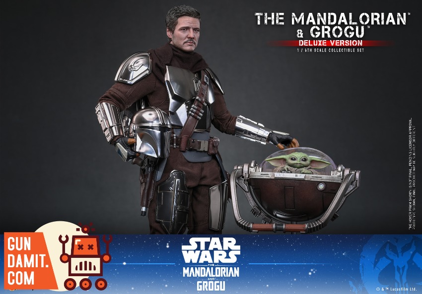 Hot Toys MMS872 Mandalorian and Grogu Deluxe 1/6 | GunDamit.com