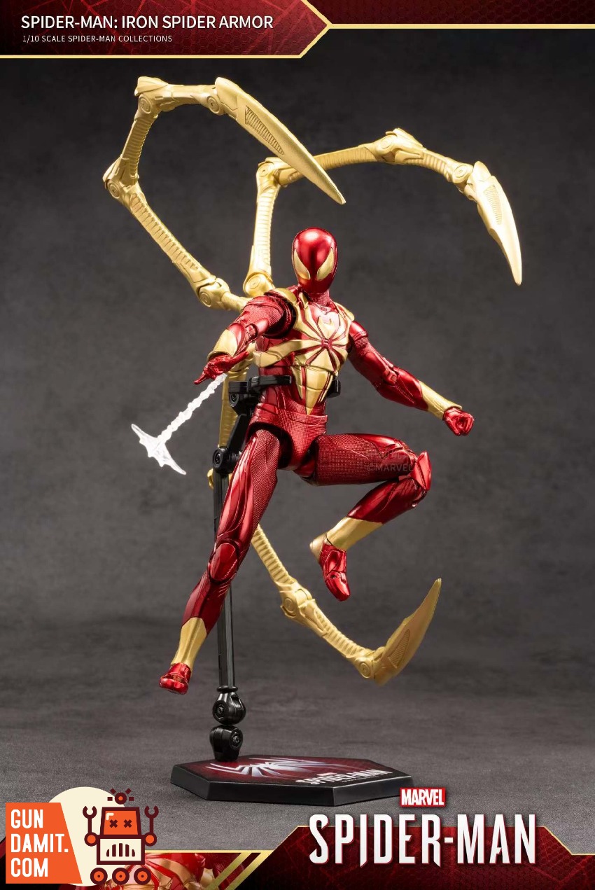 ZT Toys Marvel X Spider-Man Iron Spider Suit 1/10 | GunDamit.com