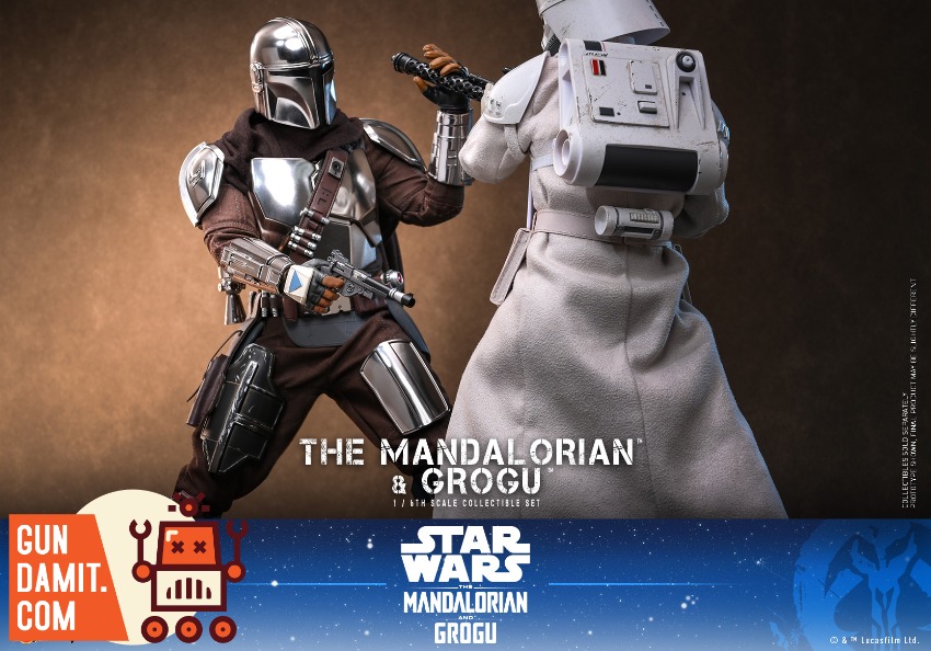 Hot Toys MMS872 Mandalorian and Grogu Deluxe 1/6 | GunDamit.com
