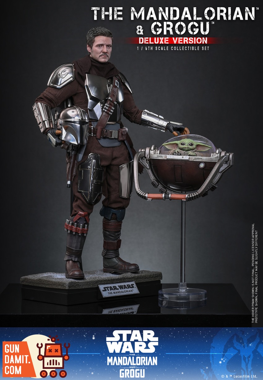Hot Toys MMS872 Mandalorian and Grogu Deluxe 1/6 | GunDamit.com