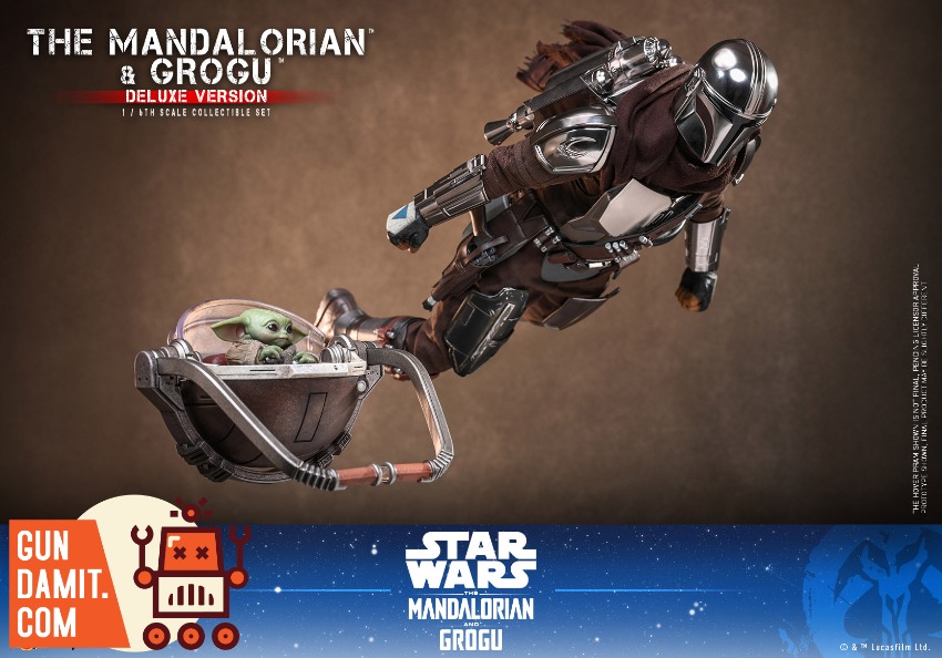 Hot Toys MMS872 Mandalorian and Grogu Deluxe 1/6 | GunDamit.com