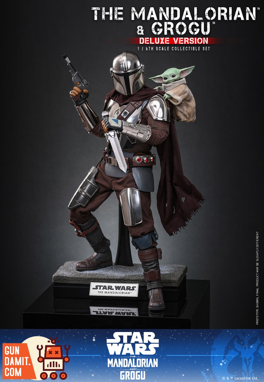 Hot Toys MMS872 Mandalorian and Grogu Deluxe 1/6 | GunDamit.com