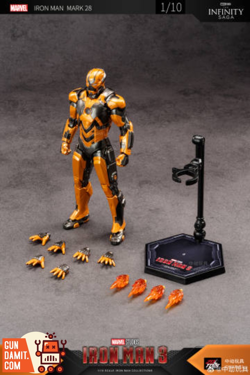 ZT Toys 1/10 Marvel X Series Iron Man MK28 Version | GunDamit.com