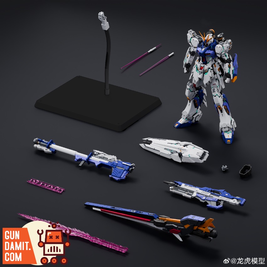 LongHu Model 1/100 Fukuoka Nu Gundam GK Style Model Kit - GunDamit