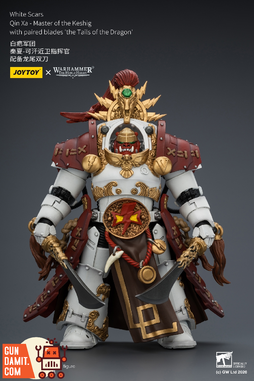 JoyToy JT03622 1/18 Warhammer Horus Heresy White Scars | GunDamit.com