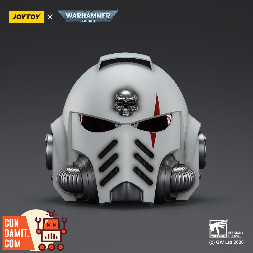 JoyToy JT04094 1/1 Warhammer 40K White Scars MkX Helmet