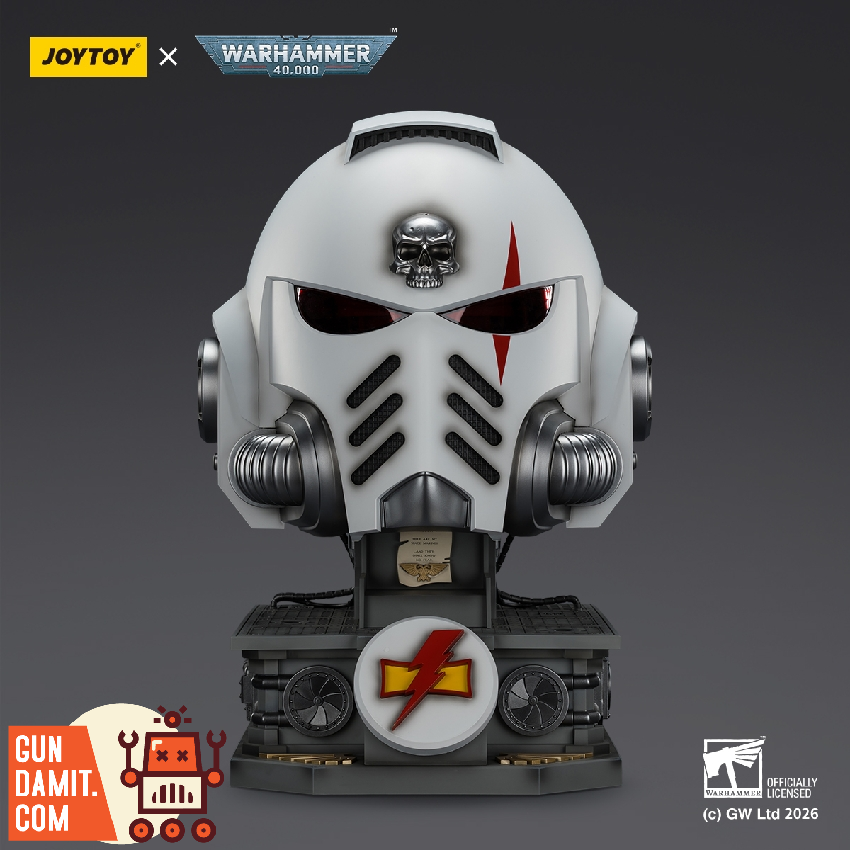 [Pre-Order] JoyToy JT04087 1/1 Warhammer 40K White Scars MkX Helmet & Display Stand