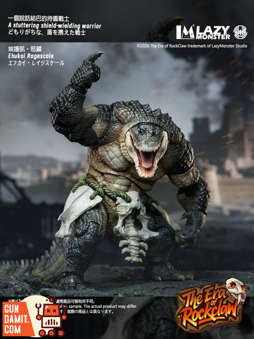 Lazy Monster Studio C02 Era of Rockclaw Ragescale | GunDamit.com