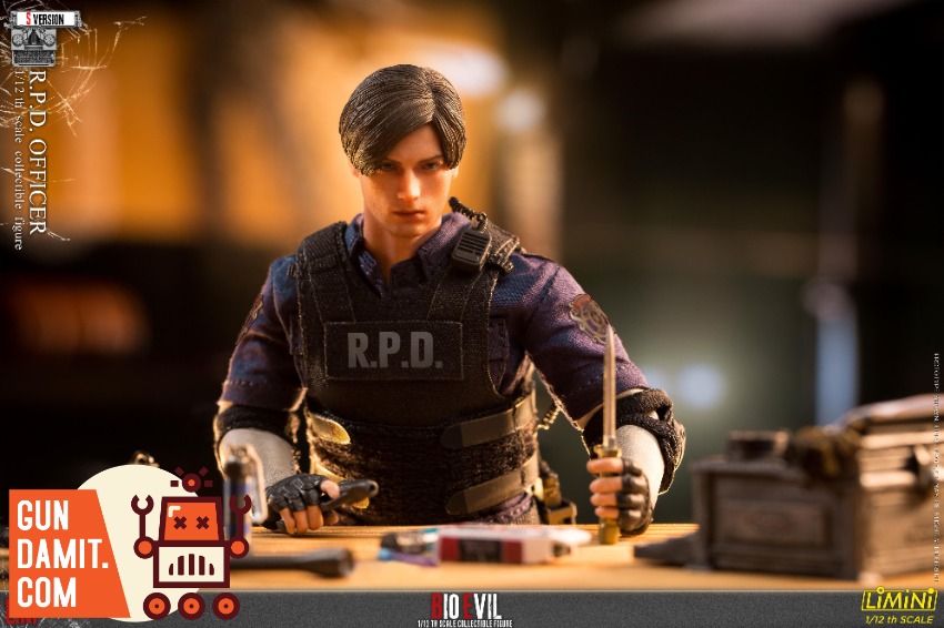 Limtoys 1/12 Resident Evil 2 Leon RPD Officer | GunDamit.com