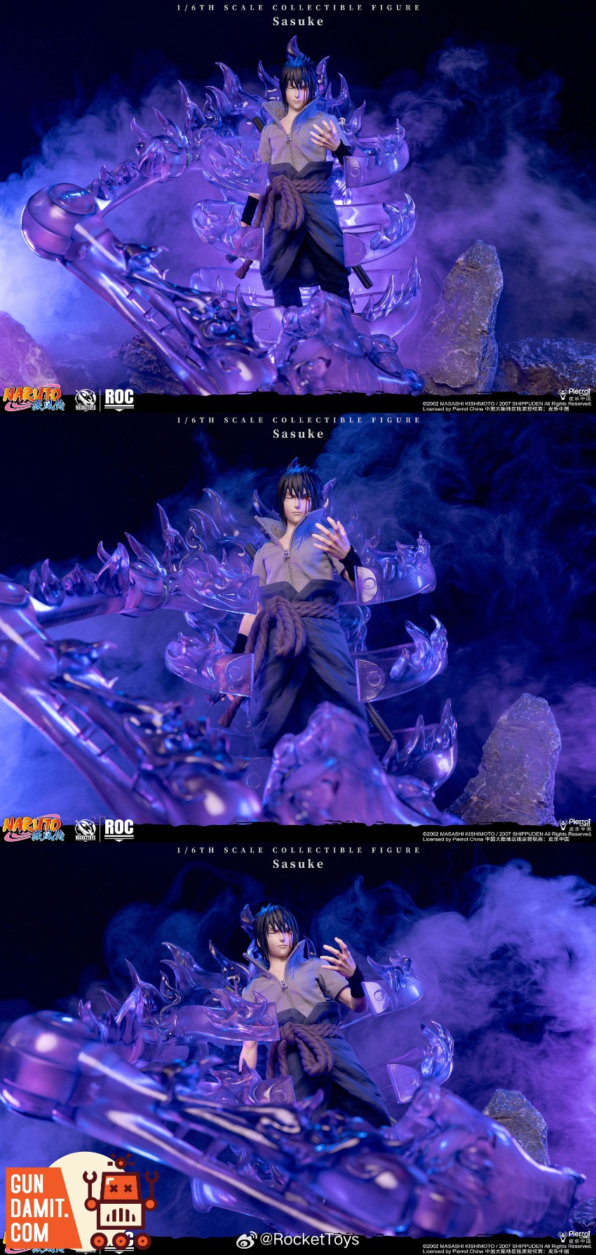 Rocket Toys 1/6 Licensed Naruto Uchiha Sasuke | GunDamit.com