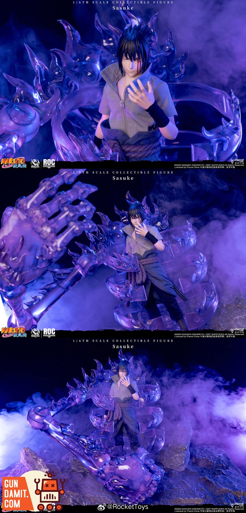 Rocket Toys 1/6 Licensed Naruto Uchiha Sasuke | GunDamit.com