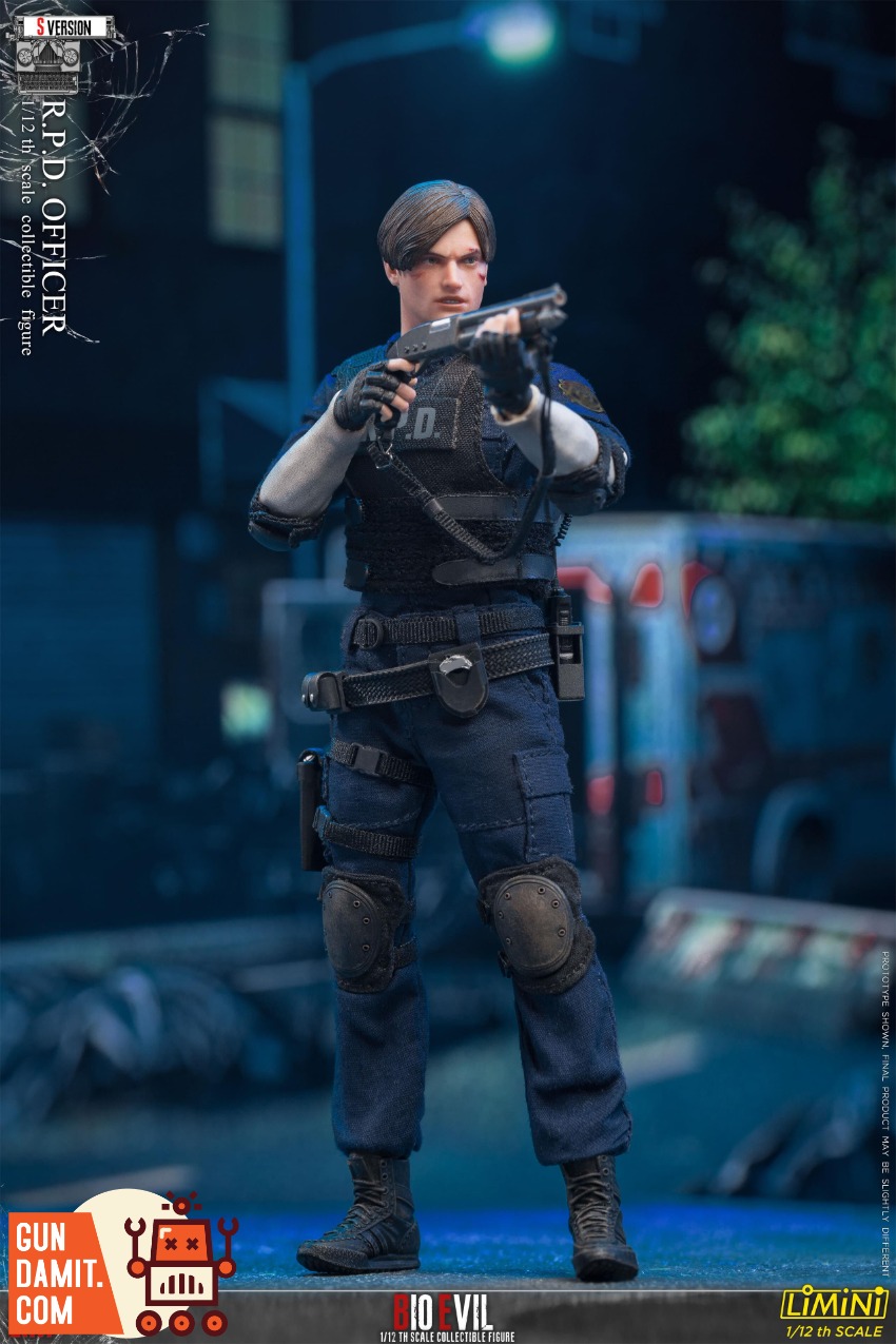 Limtoys 1/12 Resident Evil 2 Leon RPD Officer | GunDamit.com
