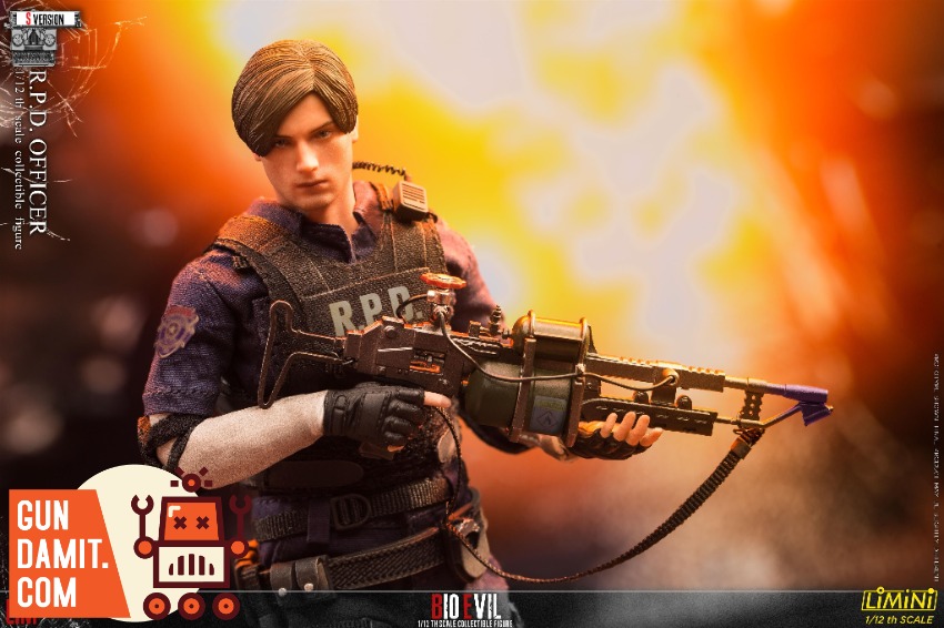 Limtoys 1/12 Resident Evil 2 Leon RPD Officer | GunDamit.com
