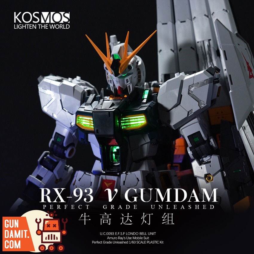 Kosmos LED Units for 1/60 PGU RX-93 Nu Gundam & 2 Fin Funnel
