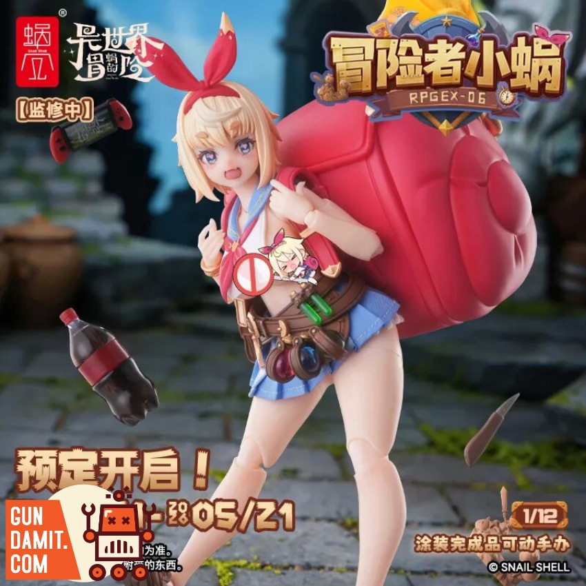 Snail Shell 1/12 RPG-06 Adventurer Snail & Foot Accessory Pack Set