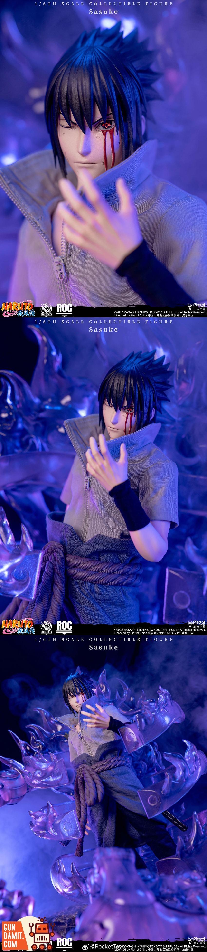 Rocket Toys 1/6 Licensed Naruto Uchiha Sasuke | GunDamit.com