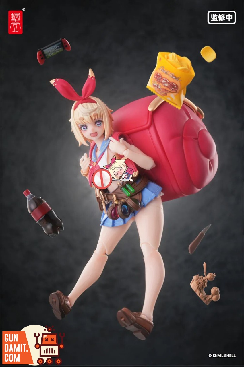 Snail Shell 1/12 RPG-06 Adventurer Snail & Foot Accessory Pack Set