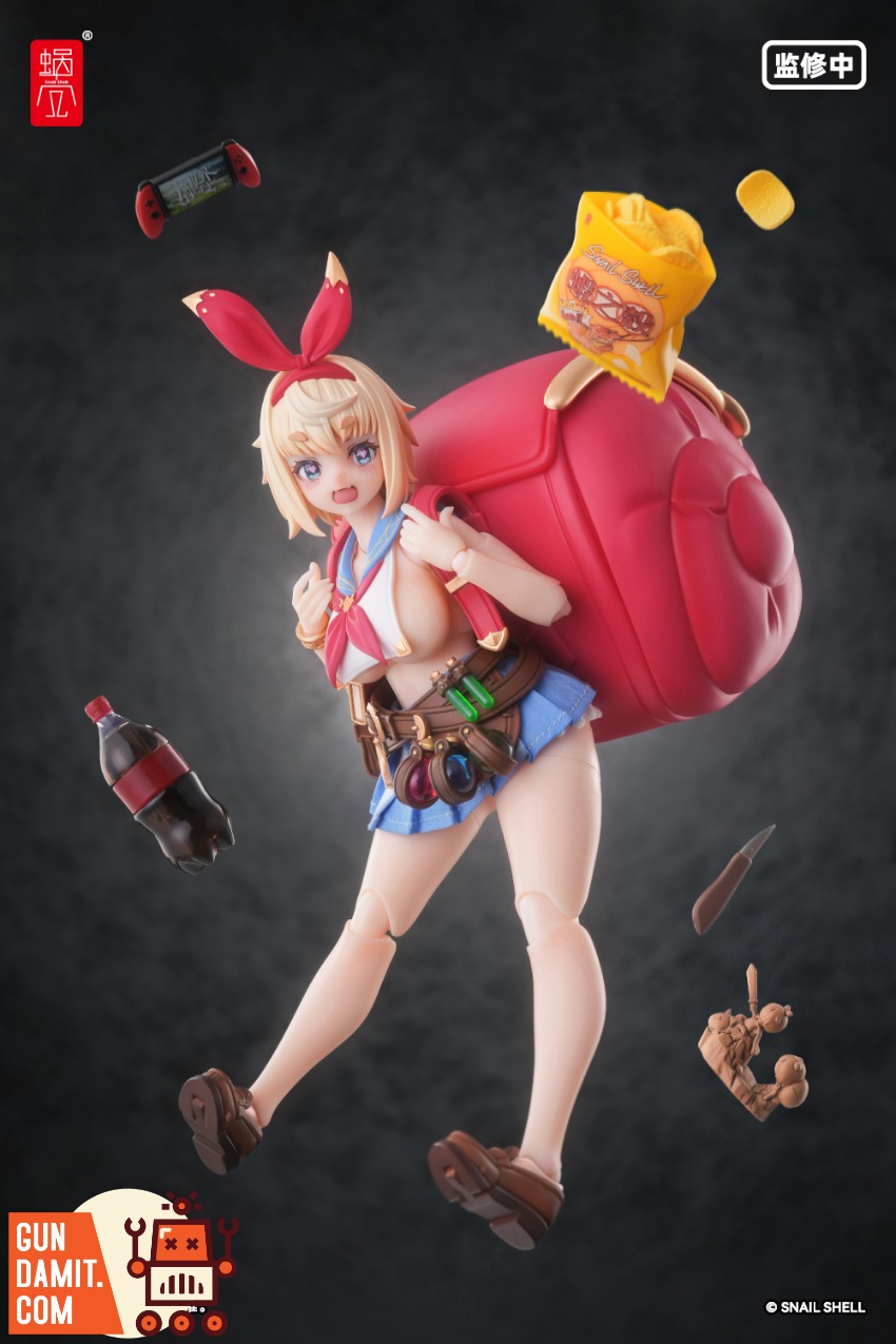 Snail Shell 1/12 RPG-06 Adventurer Snail & Foot Accessory Pack Set