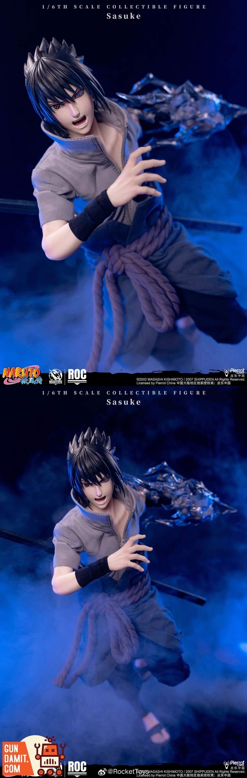 Rocket Toys 1/6 Licensed Naruto Uchiha Sasuke | GunDamit.com