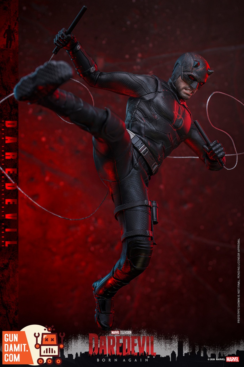 Hot Toys TMS186 Daredevil Born Again Season 2 1/6 | GunDamit.com