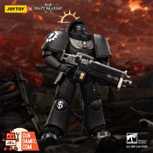 JoyToy JT03714 1/18 Warhammer 40K Game Edition Iron Hands Heavy Intercessor with Heavy Bolt Rifle and Bolt Pistol