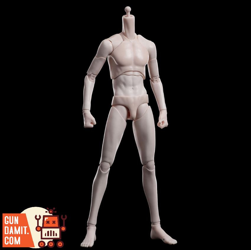 [Pre-Order] RongHuan Models 1/6 FSJB-01A Articoy Super-articulated Slim Male Body Wide Shoulder Fair Skin Ver.