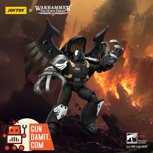 [Coming Soon] JoyToy JT04155 1/18 Warhammer The Horus Heresy Raven Guard Dark Fury, Chooser of the Slain with Raven's Talon claws