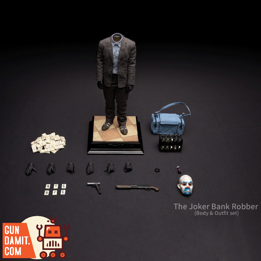 [Pre-Order] JND Studios 1/6 KJW-007 The Joker Bank Robber (Outfit & Accessories Set)
