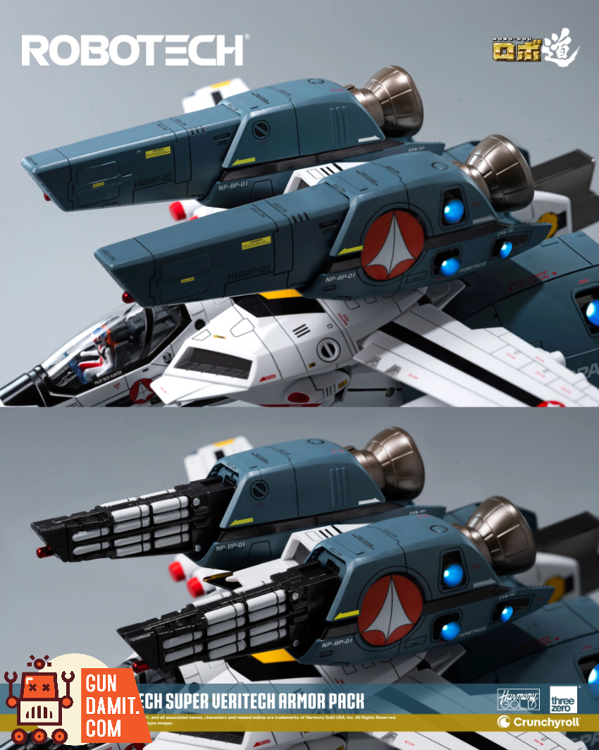 Threezero Robotech VF-1S Super Veritech Armor Pack | GunDamit.com