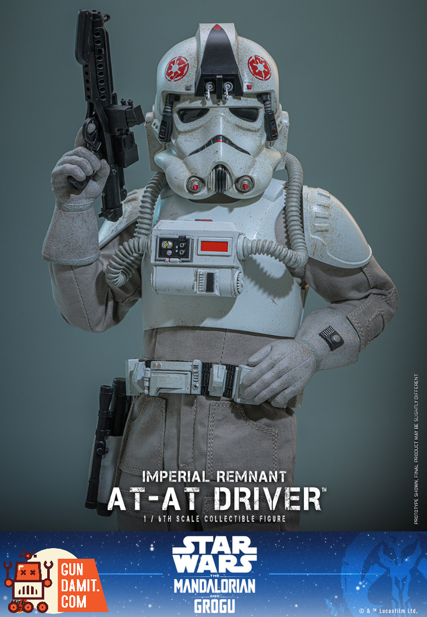 Hot Toys MMS845 Star Wars Mandalorian AT-AT Driver | GunDamit.com