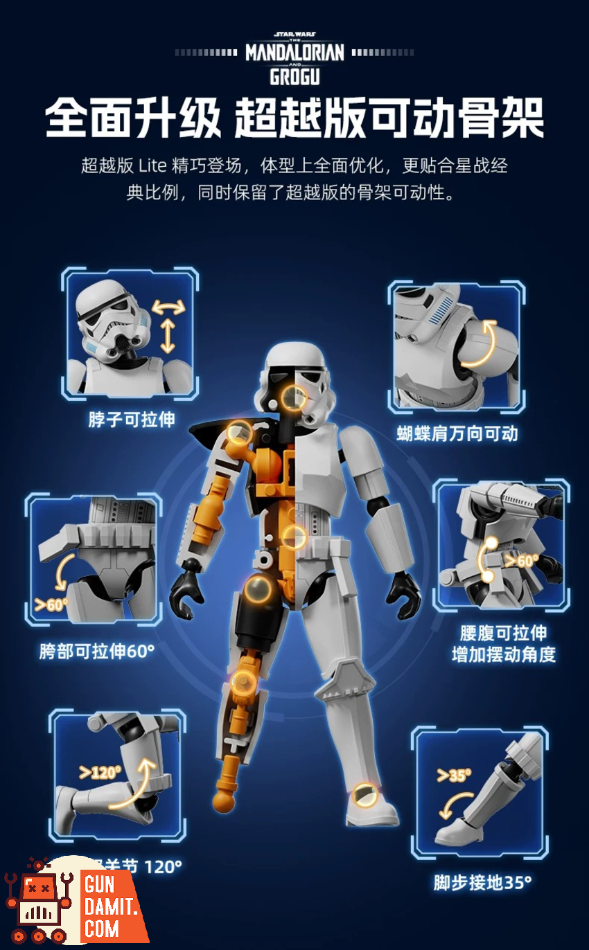 Blokees Mandalorian & Grogu Series Model Kit Set of 9 | GunDamit.com