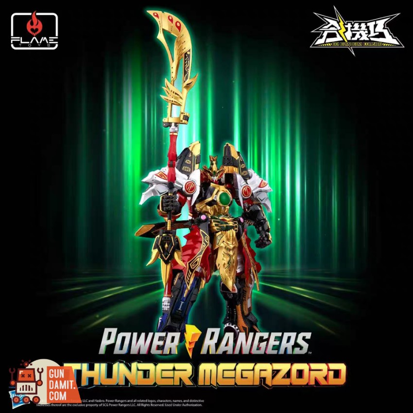 ケンサン Sentinel Flame Toys Power Rangers Thunder Megazord | GKLoot.com