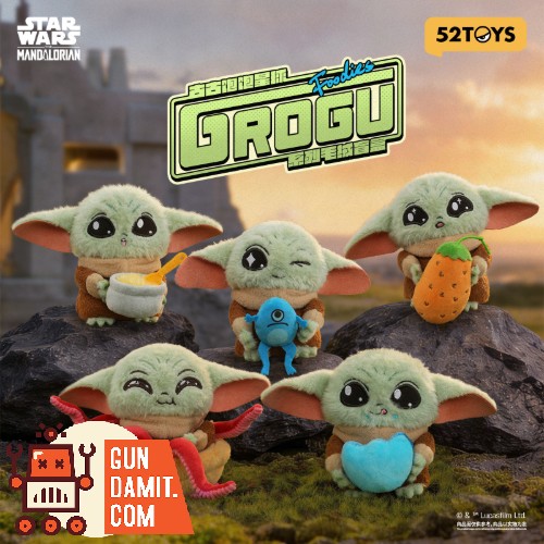 52TOYS Grogu Foodies Plush Blind Box Set of 4 | GunDamit.com