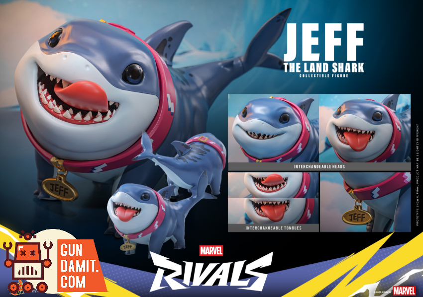 Hot Toys VGM86 Marvel Rivals Jeff the Land Shark | GunDamit.com