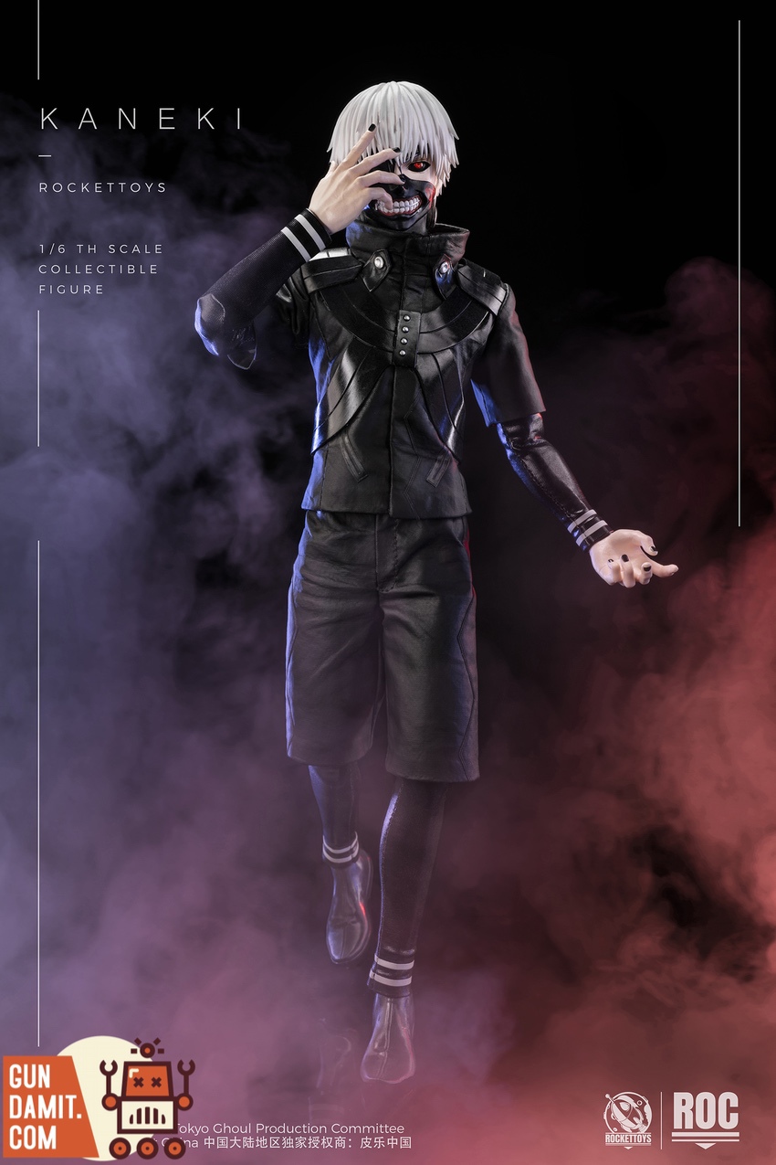 Rocket Toys 1/6 ROC-025 Tokyo Ghoul Kaneki Battle Suit | GunDamit.com