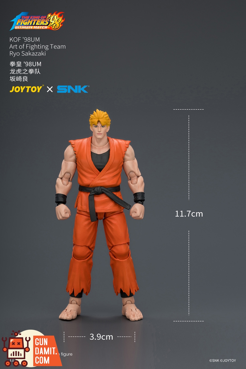 JoyToy JT04612 1/18 SNK KOF'98UM Art of Fighting Team Ryo Sakazaki