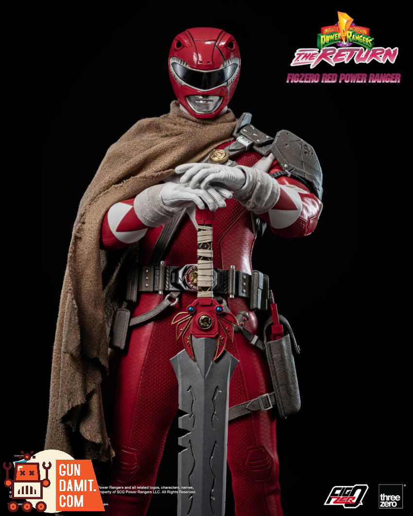 Threezero FigZero 1/6 Power Rangers Red Ranger | GunDamit.com