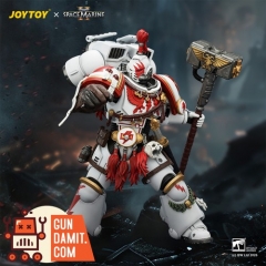 [Pre-Order] JoyToy JT04407 1/18 Warhammer 40K Game Edition White Scars Assault Intercessor Champion with Thunder Hammer and Bolt Pistol