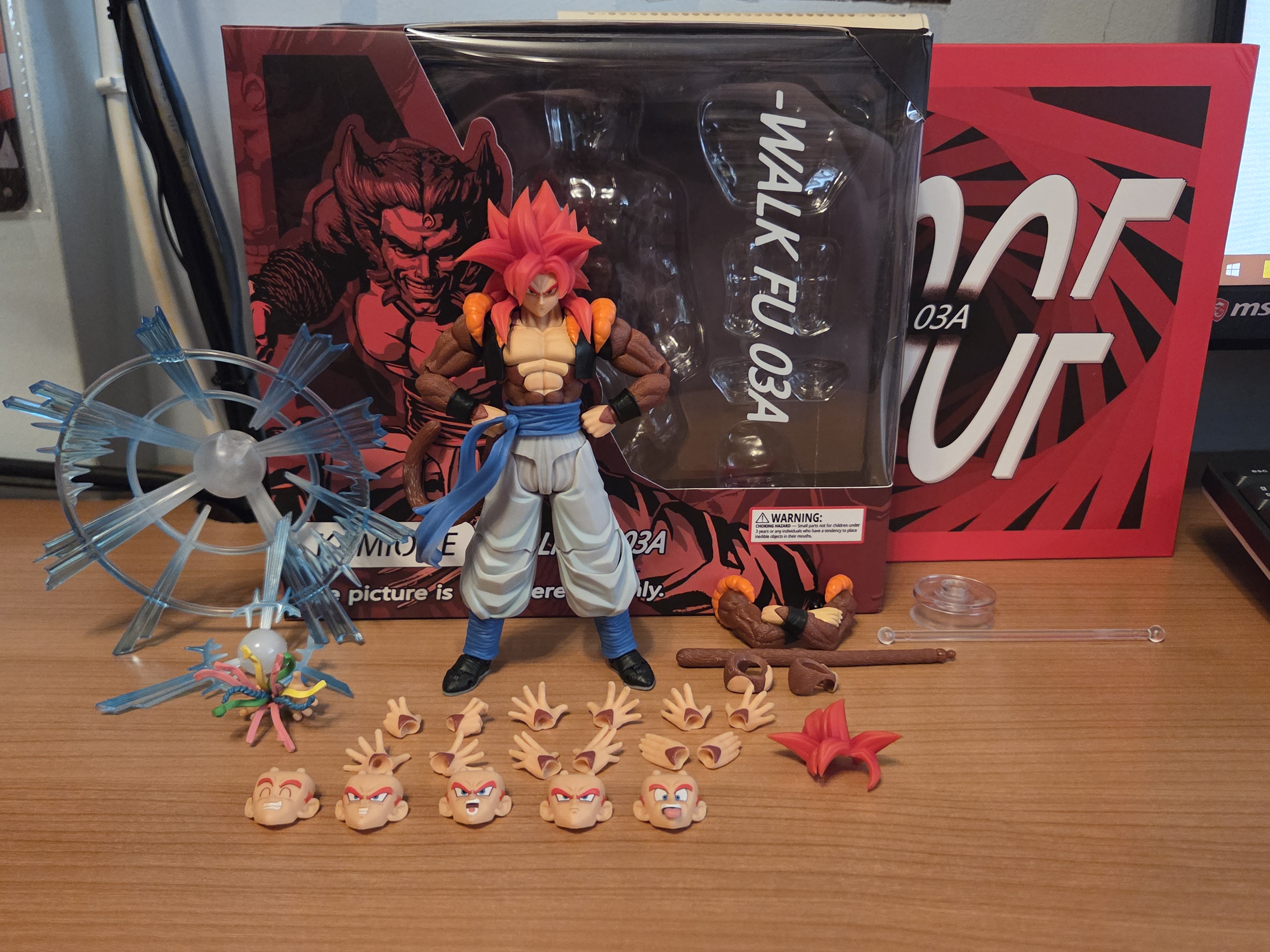Reviews of Kamione 03A Super Saiyan 4 Solid Red Hair Ver