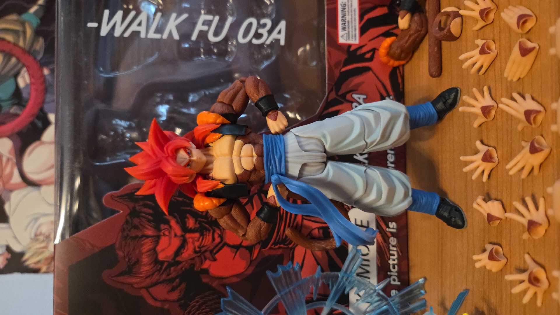 Kamione 03A Super Saiyan 4 Solid Red Hair Figure | GunDamit.com