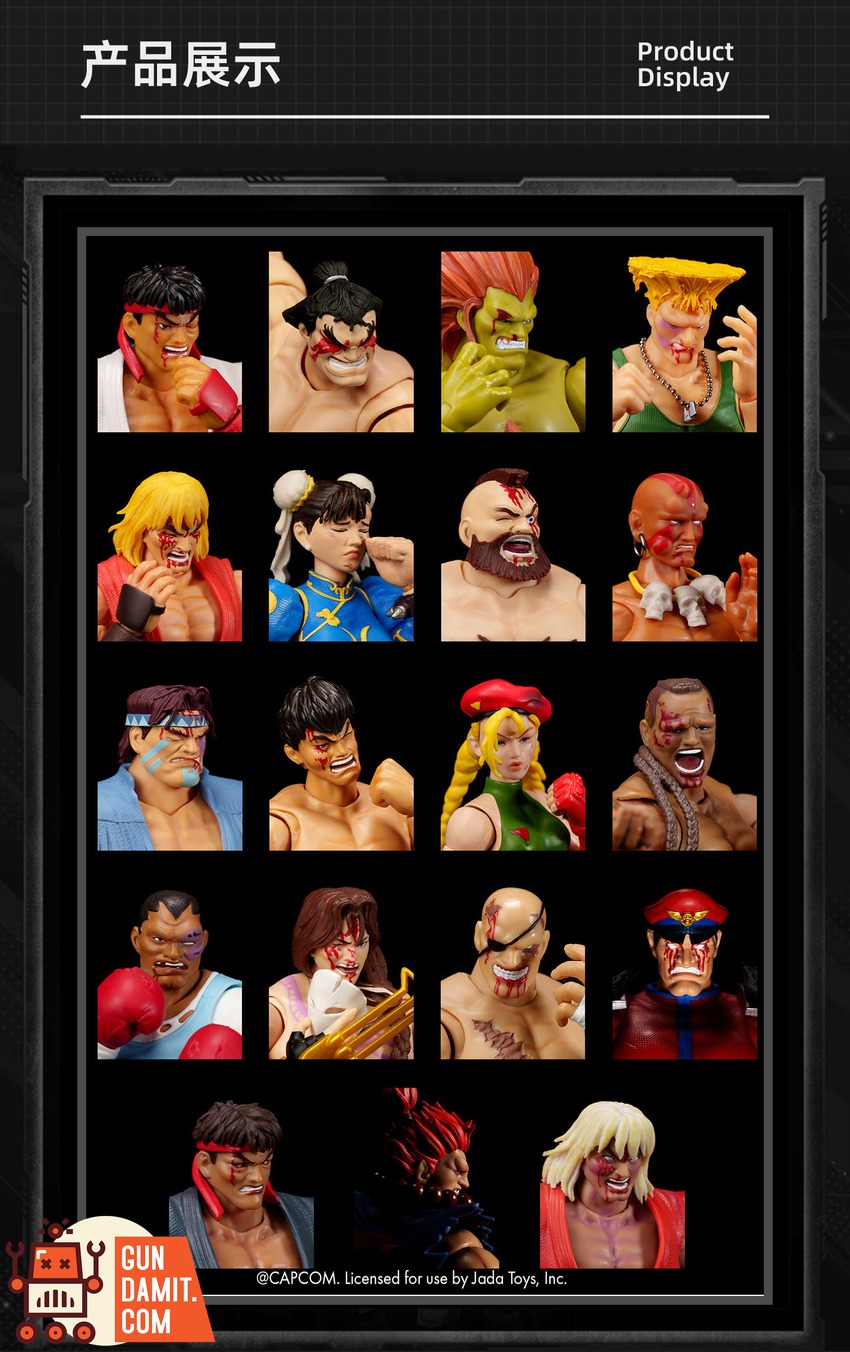 Jada Toys Street Fighter II You Lose Accessory Set | GunDamit.com