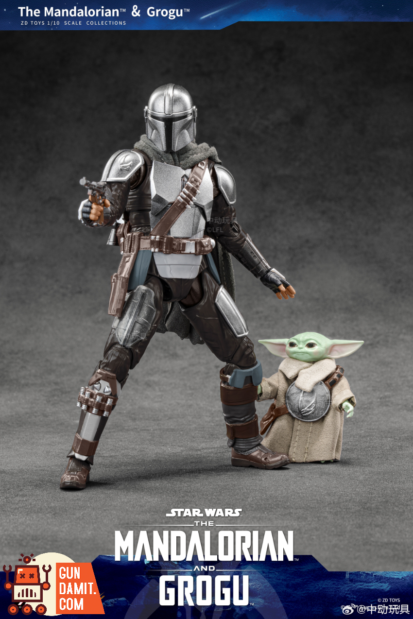 新品　くじ　Star Wars Mandalorian and Grogu ZT Toys 1/10 Star Wars The Mandalorian & Grogu Set of 2 | GunDamit.com