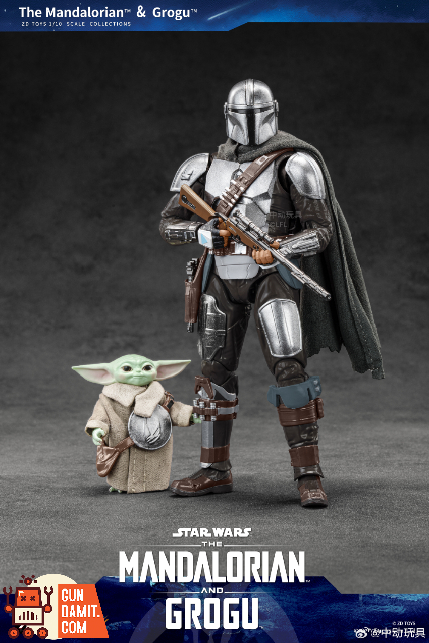 ZT Toys 1/10 Star Wars The Mandalorian & Grogu Set of 2 | GunDamit.com