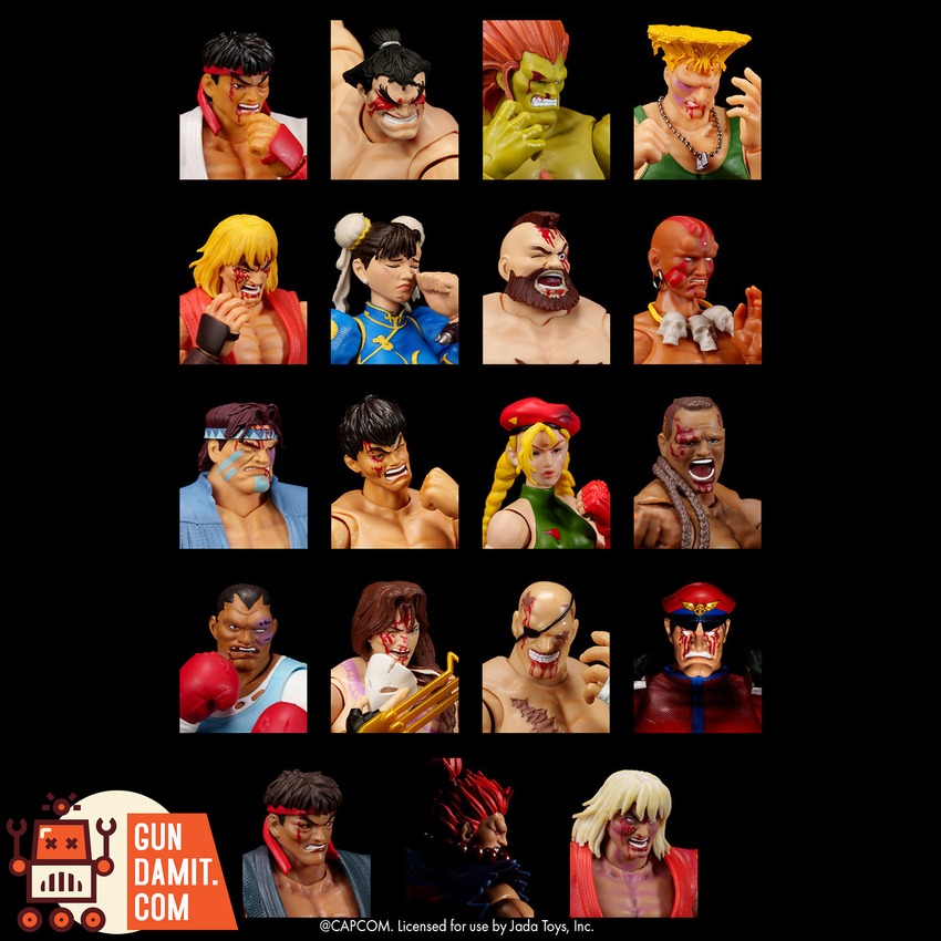 Jada Toys Street Fighter II You Lose Accessory Set | GunDamit.com
