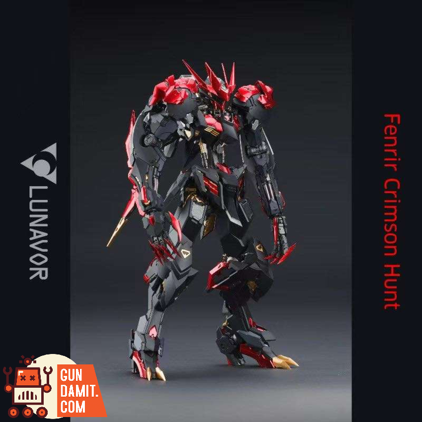 Lunavor 1/100 Fenrir Black Wolf King Model Kit | GunDamit.com