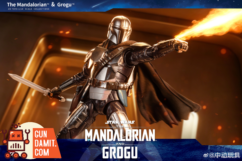 ZT Toys 1/10 Star Wars The Mandalorian & Grogu Set of 2 | GunDamit.com