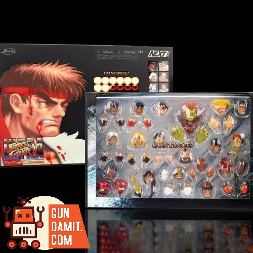 新品未使用 JADA ストII YOU LOSE 限定 19種ヘッド Jada Toys Street Fighter II You Lose Accessory Set | GunDamit.com