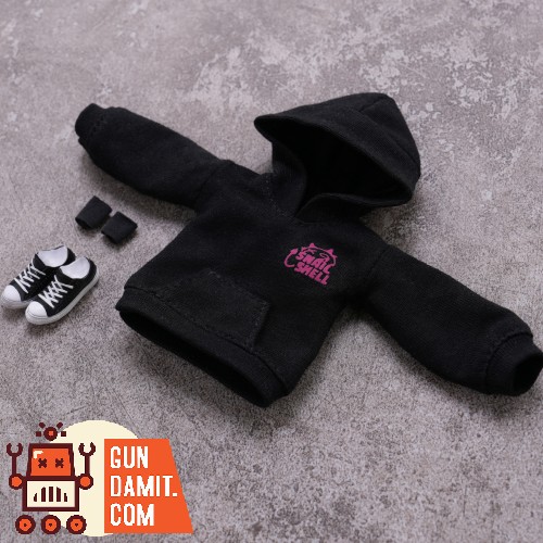 Snail Shell 1/12 Devil Whisper Printed Hoodie Set Black Version