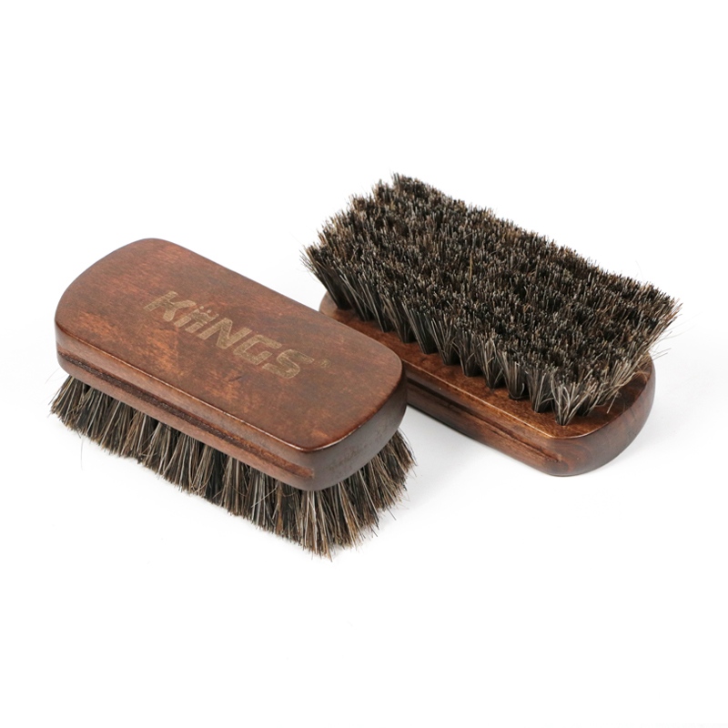 Small wooden horse hair brush T-637