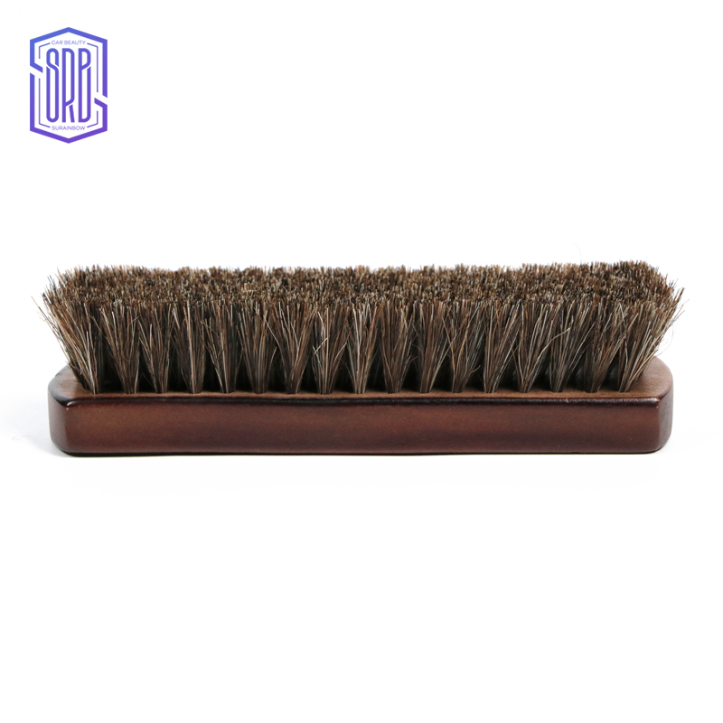 Wooden horse hair brush